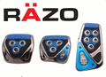 RAZO RP104BL GT SPEC PEDAL SET: BLUE M/T (S)